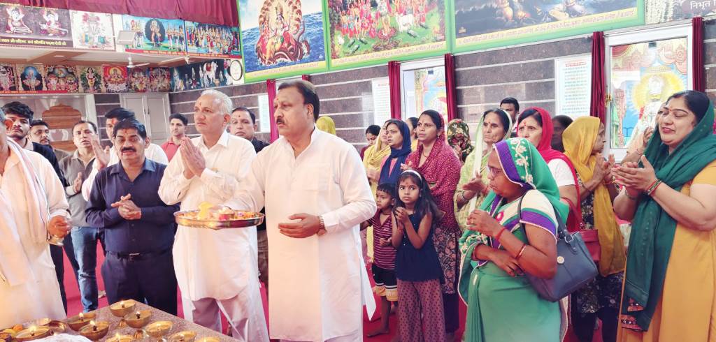 Grand Bhajan Ceremony to be Held at Shivale Temple on March 23rd on the Occasion of Mata Durgas Chowki  Bajrang Garg